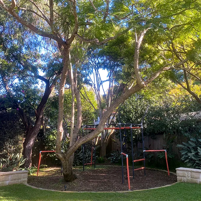 Family garden play space